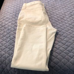 Talbots Sz 12P Flawless 5 Pocket White Jeans